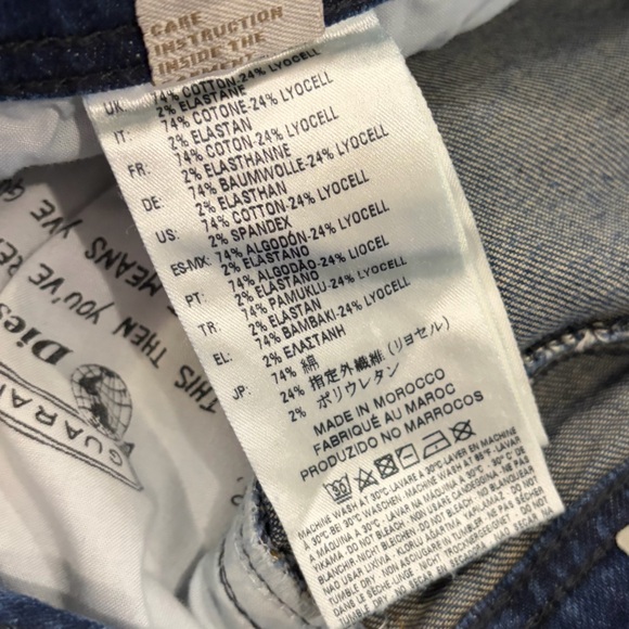 Diesel Larkee Regular Straight Button Fly Stretch Jeans. - Picture 10 of 16